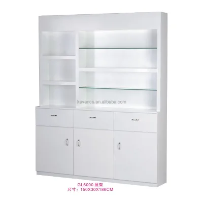 Nail Salon Furniture Wall Display Shelves for Nail Salon