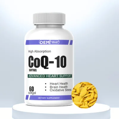 OEM/ODM Coenzyme Q10 Softgel Capsules for Adults