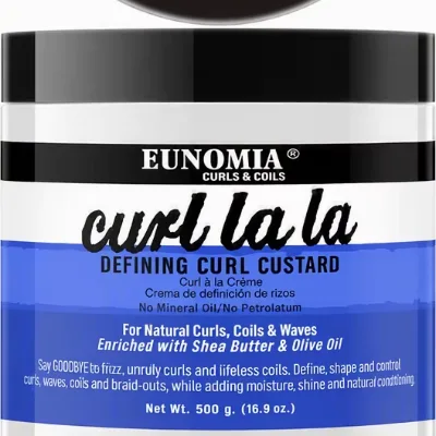 Wholesale Curl Defining Custard Cream for Natural Curls Coils Waves Anti Frizz Hair Styling Custard Private Label