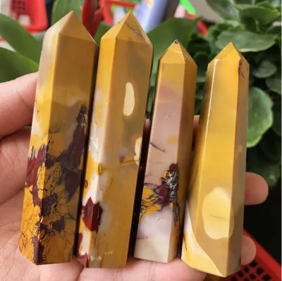 Wholesale Natural Stone Crystal Healing Gemstone Mookaite Jasper Tower Point for Sale