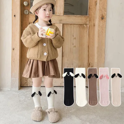 Funny Socks Children Cotton Fun Cute Ears Long Ribbed Girls 3D Cartoon Tube Kids Socks for Kids With Ears