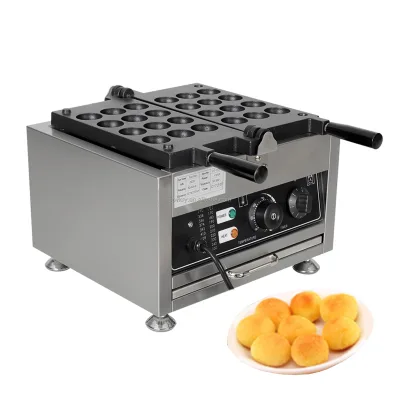 Bestselling Electric 24 Hole Japanese Octopus Fish Ball Maker Takoyaki Stainless Steel Plate Ball Waffle Street Snack Food