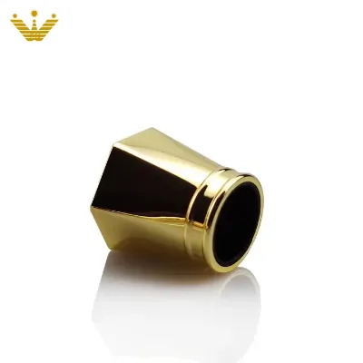 Hot Sale China Professional Manufacturer Special Custom Design Hexagon Shaped Custom Perfume Bottle Cap Gold 15mm