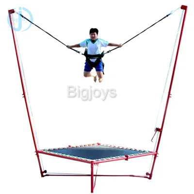 Durable Kids Bungee Jumping for Outdoor Playground High Quality Single Jumping Bungee Trampoline for Sale