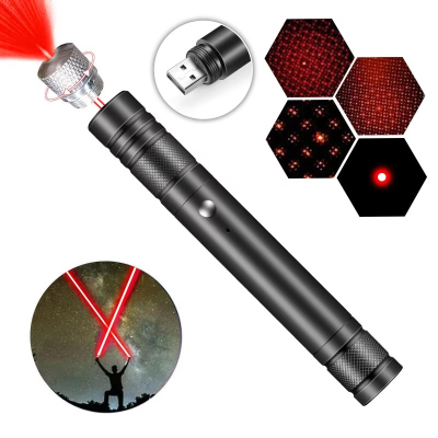 Laser Pointer High Power  Red Laser Pointer Indicator Light, Long Range Lazer Pointer for Hiking USB Charge