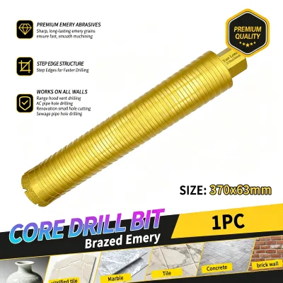 High Quality Diamond Brazed Tooth Thin-walled Core Drill Bits for Concrete Wall Hole Opening Long Service Life