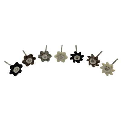 Hexagonal Polishing Wheel Octagonal Bristle Brush for Rotary Tool Accessories