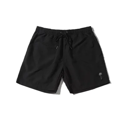 Men's Custom Logo Quick-Drying Polyester Surf Swimming Shorts Drawstring Closure Elastic Waist Printed Pattern Beach Board
