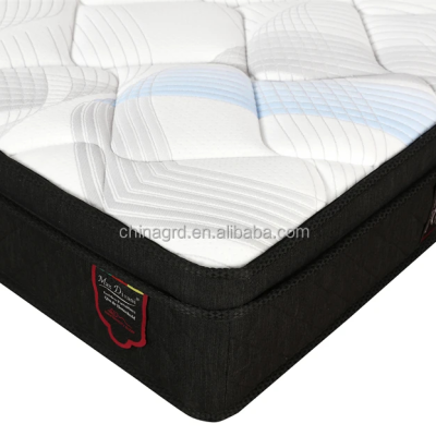 Hypo-allergenic Compress Spring Sleep Mattress Queen Size Mattress with Foam Hard Feeling Mattress Oem