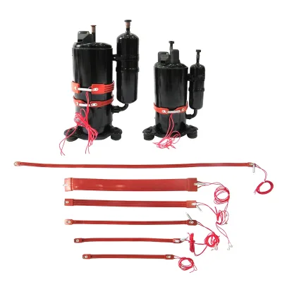 Self-control Temperature Flexible Silicone Rubber Belt Crankcase Heater for Compressor