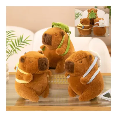 More Than 30K+ Designs 25cm Wholesale Capybara Crane Machine Plush Kawaii 8" Pillow Plush Toys Kids Accompany Kids Gifts Doll