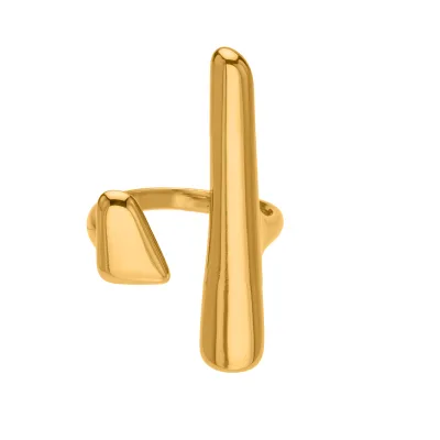 Personalized Fashion Irregular Stainless Steel Open Ring