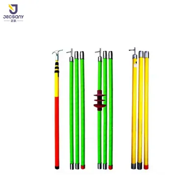 Fiberglass Telescopic Link Stick With Triangle Pole Stable Electrical Hot Operating Fold Link Stick