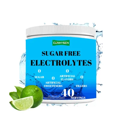 Premium Electrolytes Powder Muscle Function Recovery Nervous System Regulation Supports Energy and Endurance Sugar Free Drink