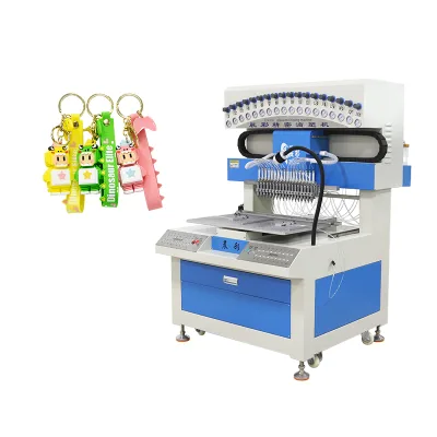 Toy PVC 3D Rubber Doll Maker Making Machine 18 Colors Dispensing Machine for Silicone Product