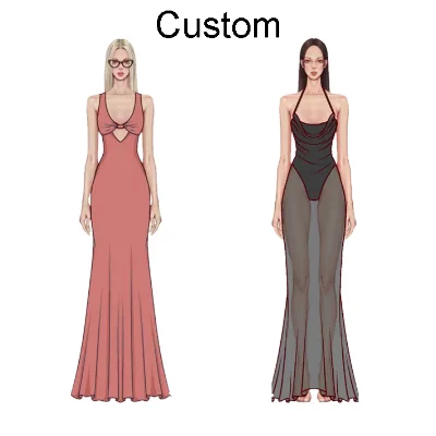 Custom Elegant Breathable Fashion Occasion Ball Gown Dress