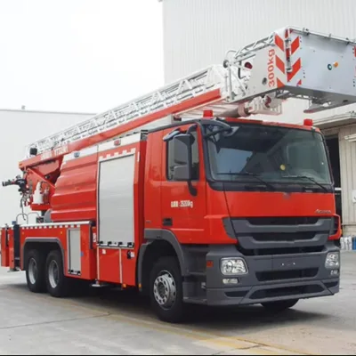 New Diesel 6x4 Aerial Ladder Fire Truck YT32M2 with 32m Rated Working Height