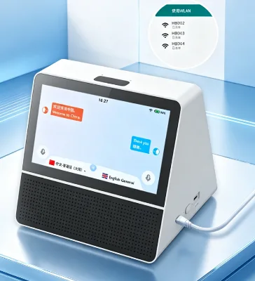 Dual Screen AI Translator 10.1" 120 Languages Real-Time Desktop Offline Language Translator Device