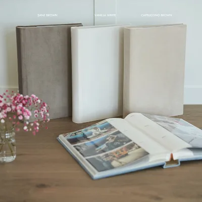Photo Albums Large Capacity Leather Cover Wedding Family Photo Album Books Horizontal and Vertical Photos Album Scrapbook