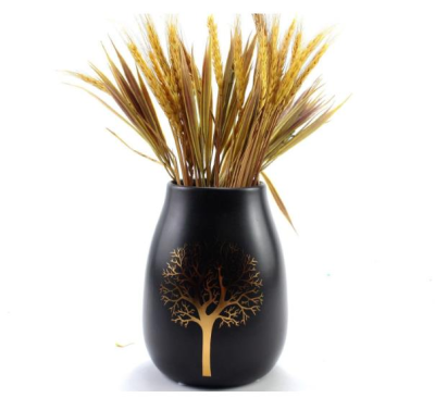 Tree of Life Ceramic Vase,Floral Vase for Home Decor Accent