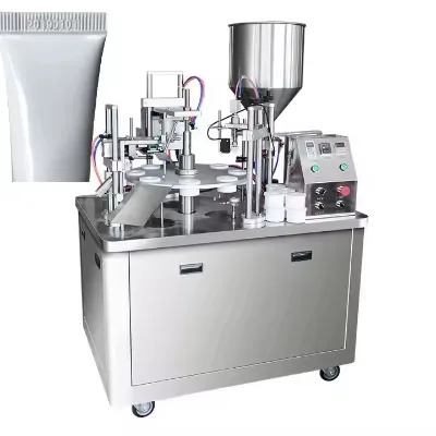 Automatic Ultrasonic Heat Cosmetic Cream Plastic Tube Sealer Soft Toothpaste Lotion Grease Tube Filling and Sealing Machine