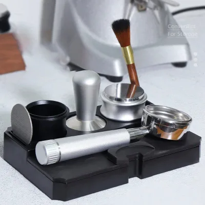 Multifunctional Tamper Station Practical Tamping Station ABS Tamper Station Coffee Tool Suitable for Coffee Tool Storage