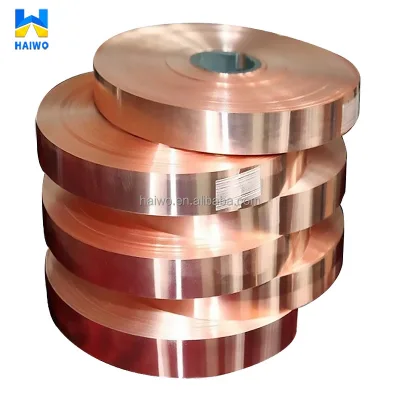 1/2 1/4 Hard 0.12mm 0.5mm 2mm 5mm Thickness C10100 C11000 Copper Strip Cold Rolling Copper Coil