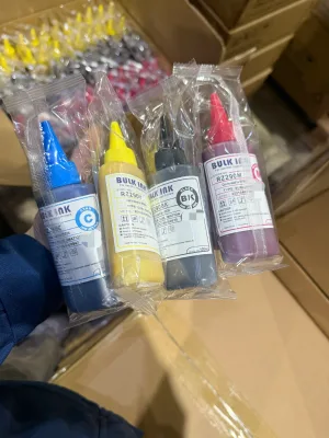 Aomya Premium Digital Textile 6 Color 100ML Dye Refill Compatible Sublimation Inkjet Ink Set for Epson I3200 XP600 DX5