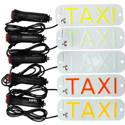 Lighting Led Sign for Car Cigarette Lighter 12V or 5V USB Connection