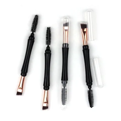 Wholesale Hot Selling Double Head Professional Multi-function Eyelash Brush Concealer Eyebrow Eyeliner Eyebrow Makeup Brush