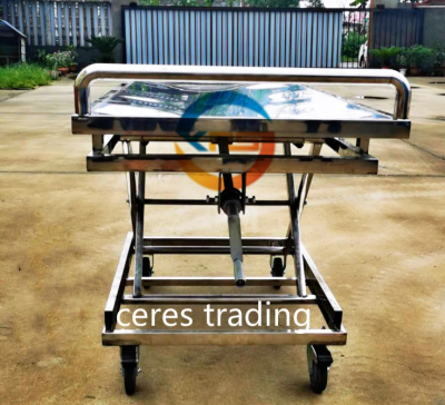 Mortuary Equipment Church Coffin Trolley / Casket Truck
