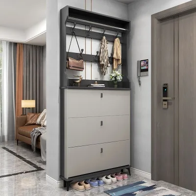 Hot-selling Multifunctional Wooden Shoe Cabinet, Living Room Coat Rack, Shoe Cabinet Furniture.