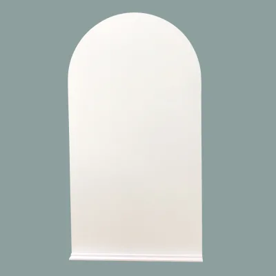 White Arch Backdrop Wall Round Arch Panel for Birthday Wedding Party Balloons Decorations Event Backdrop
