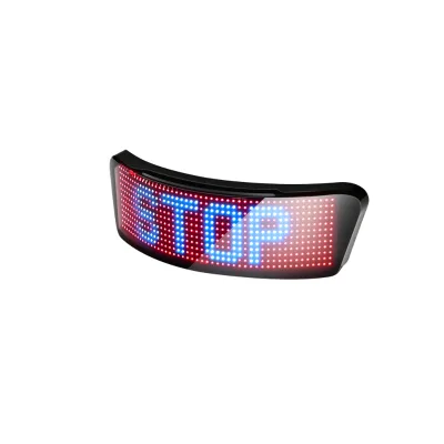 App-Operated LED Matrix Display for Helmet Decoration Safety Motorcycle Lamp Motorbike Accessories