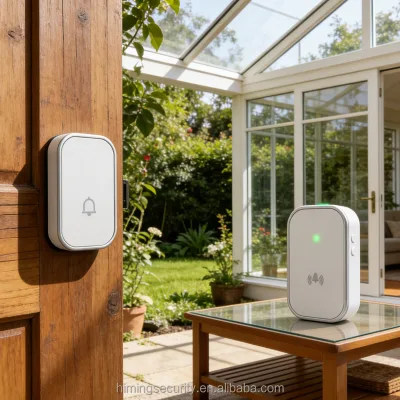 Small Sized Wireless Doorbell Mini Portable Profile Sound Hole Battery-powered Operation Doorbell