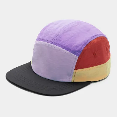 Two-Tone Outdoor Camping Hat, Quick-Dry and Breathable Fishing and Hiking Hat with Flat or Curved Brim, Customizable Logo