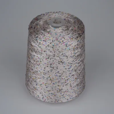 Hot Selling Standard Laser Bead Yarn Colorful Polyester Fancy Yarns