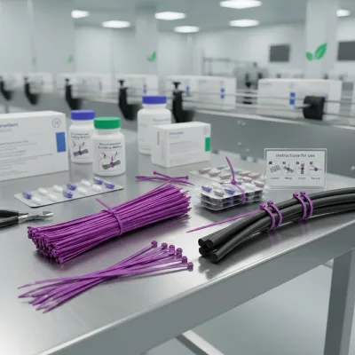 Hygienic Design Nylon Ties for Pharmaceutical Packaging