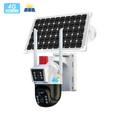 High Quality Smart Solar Power Energy Saving Led Street Light V380 WIFI Camera Outdoor Solar Light With CCTV Camera 4G