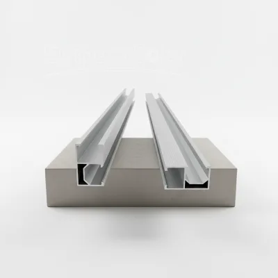 Commercial Use Photovoltaic Panel Support Railings with AL6005-T5 Material 15 Year Warranty AS/NZ1170.2 Standard