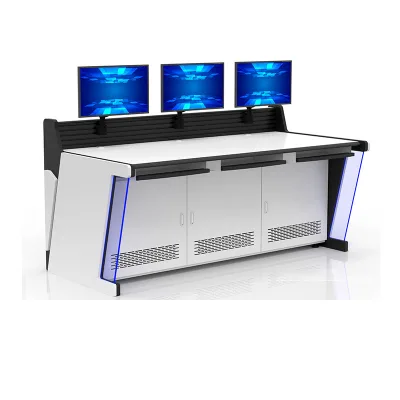 Premium Command Center Consoles: Customizable Single, Double, and Triple Workstations for Efficient Centralized Monitoring and D