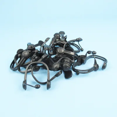 Wholesale 500g 30cm Mini Plastic Black Toy Doll with Headphones Pretend Play Accessory