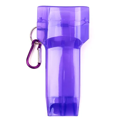 Portable Transparent Plastic Holder Wallet Dart Case with Carabiner Classic Simple Style for Carrying 3 Darts