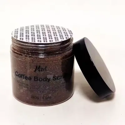 Private Label Natural Arabica Coffee Scrub Exfoliating Feeling Face Polish Body Scrub