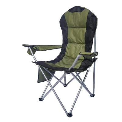 Modern Outdoor Metal Fabric Foldable Camping Chair-Portable Durable & Comfortable Design
