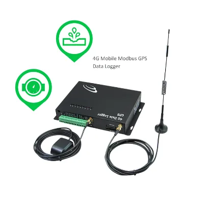 4G Mobile Modbus GPS Data Logger With Antenna And Cable For Real Time Monitoring
