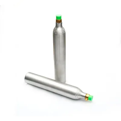 Quick Connect 0.6L Aluminum Gas Cylinder High Pressure 60L Soda Maker 60L Soda Maker Quick Connect High Pressure 0.6L Co2 Tank