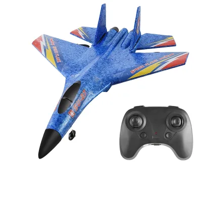 EPP Su 27 Remote Control Aircraft Model Beginner Foam Glider with Gyroscope Night Light Jet Fighter Remote Control Aircraft