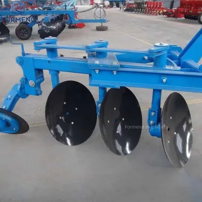 Offset Reversible Trailed Disc Plough Tractor Operated 2 Furrow for Wheat Stubble Work