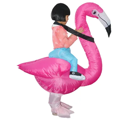 Halloween & Christmas Party Flamingo Inflatable Outfit Kids' Anime Style Costume Cosplay for Boys for Promotions & Carnivals